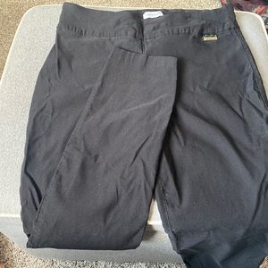 Calvin Klein black slacks. Super cute and comfortable.